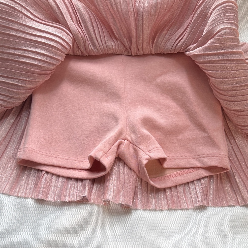 Wonder‎ Nation Glittery Pink Pleated Skirt - Picture 3 of 4